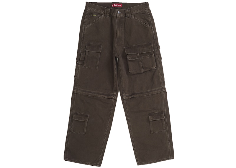 Supreme Zip-Off Utility Pant (FW25) Brown Men's - FW25 - US