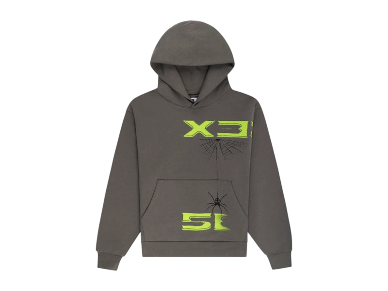 Sp5der 5EX Hoodie Slate Grey - FW24 - US