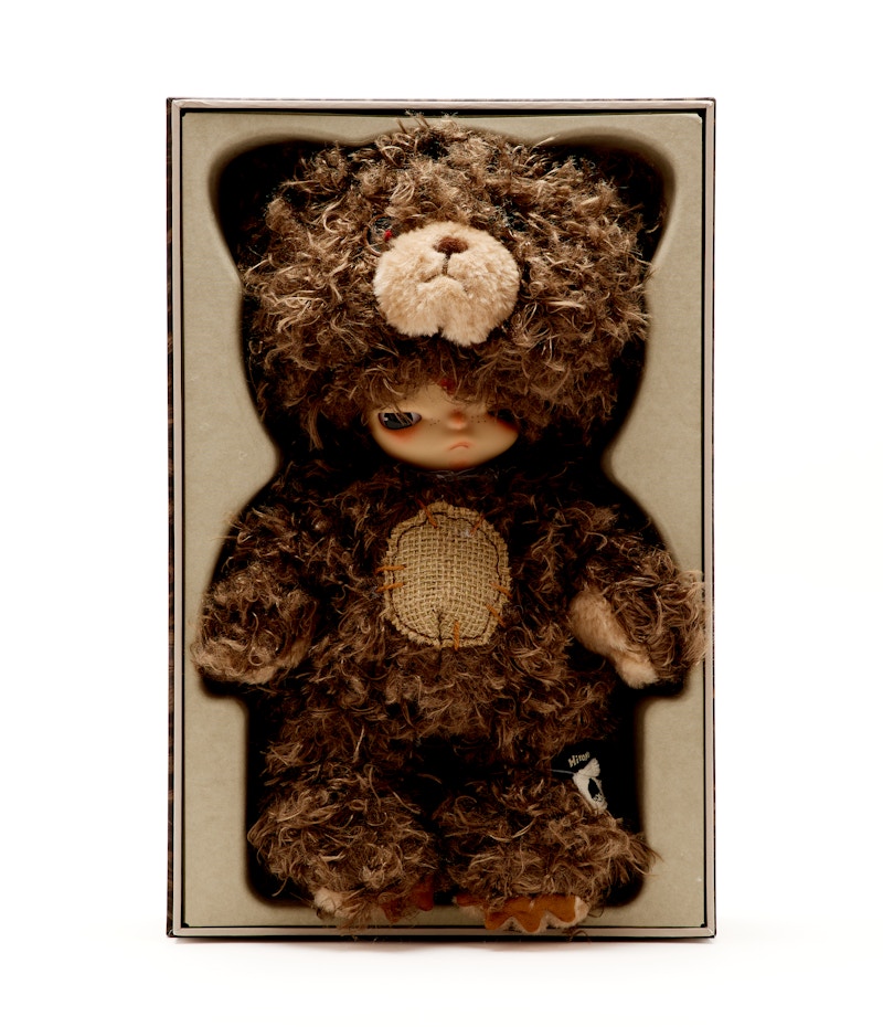 POP MART Hirono Bear ぬいぐるみ 約30cm (新品) Hirono Bear Vinyl