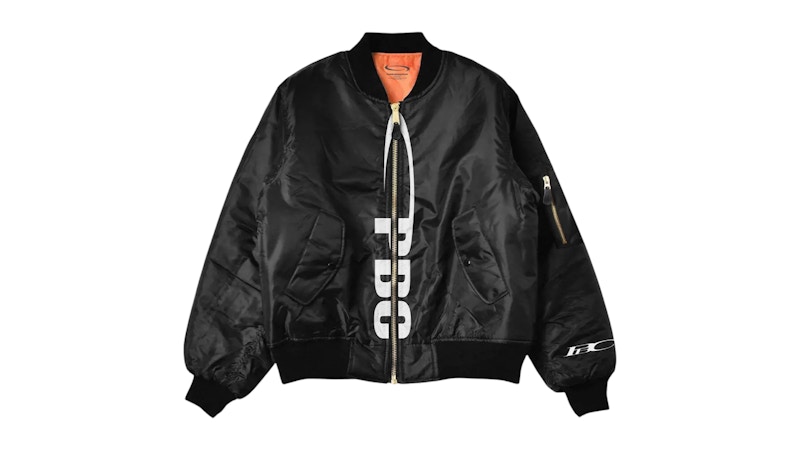 Playboi Carti Iam Swoosh Logo Bomber Black Men's - SS25 - US