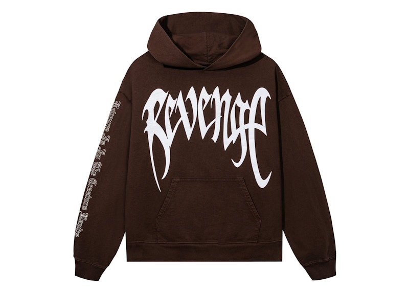 Revenge XXXTentacion Heartbreak Hoodie Brown Men's - FW23 - US