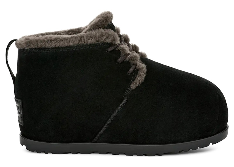 UGG Pumped Lace Up Boot Black (Women's) - 1158261-BLK - GB