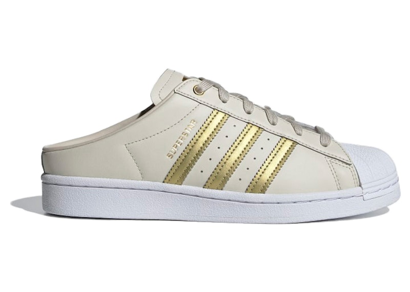adidas Superstar Mule Bliss Gold Metallic (Women's) - FZ2267 - US