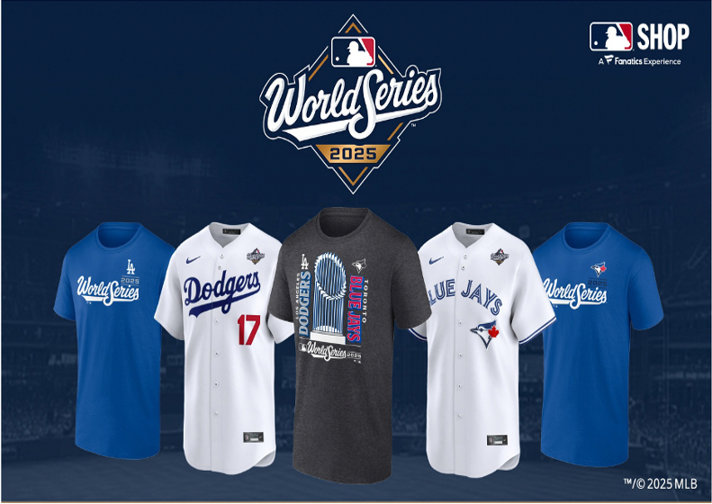 ドジャース×ブルージェイズのワールドシリーズ進出記念 ファナティクス