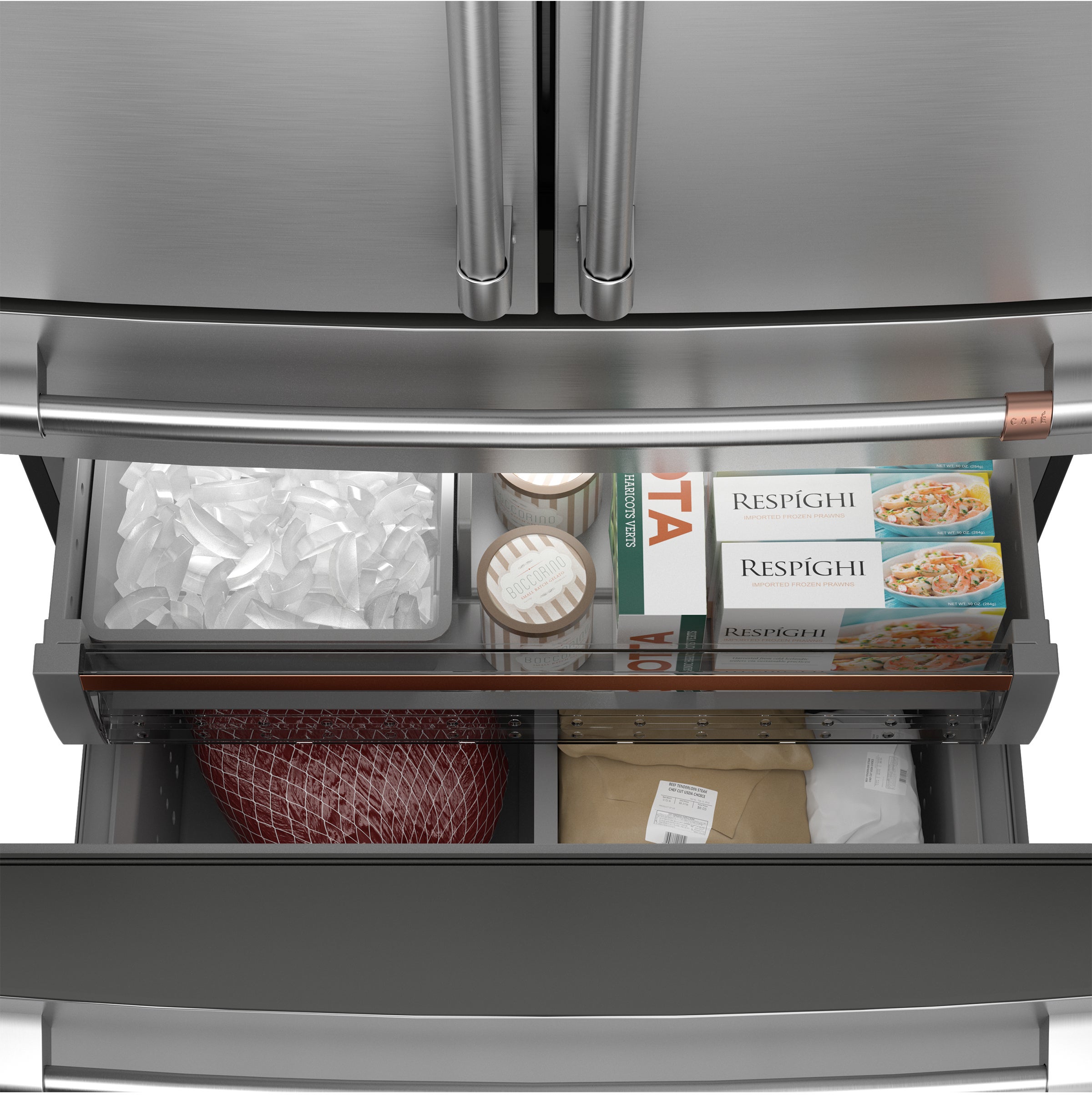 Cafe CJE23DP3WD1 36 Inch Counter-Depth Freestanding 4-Door French