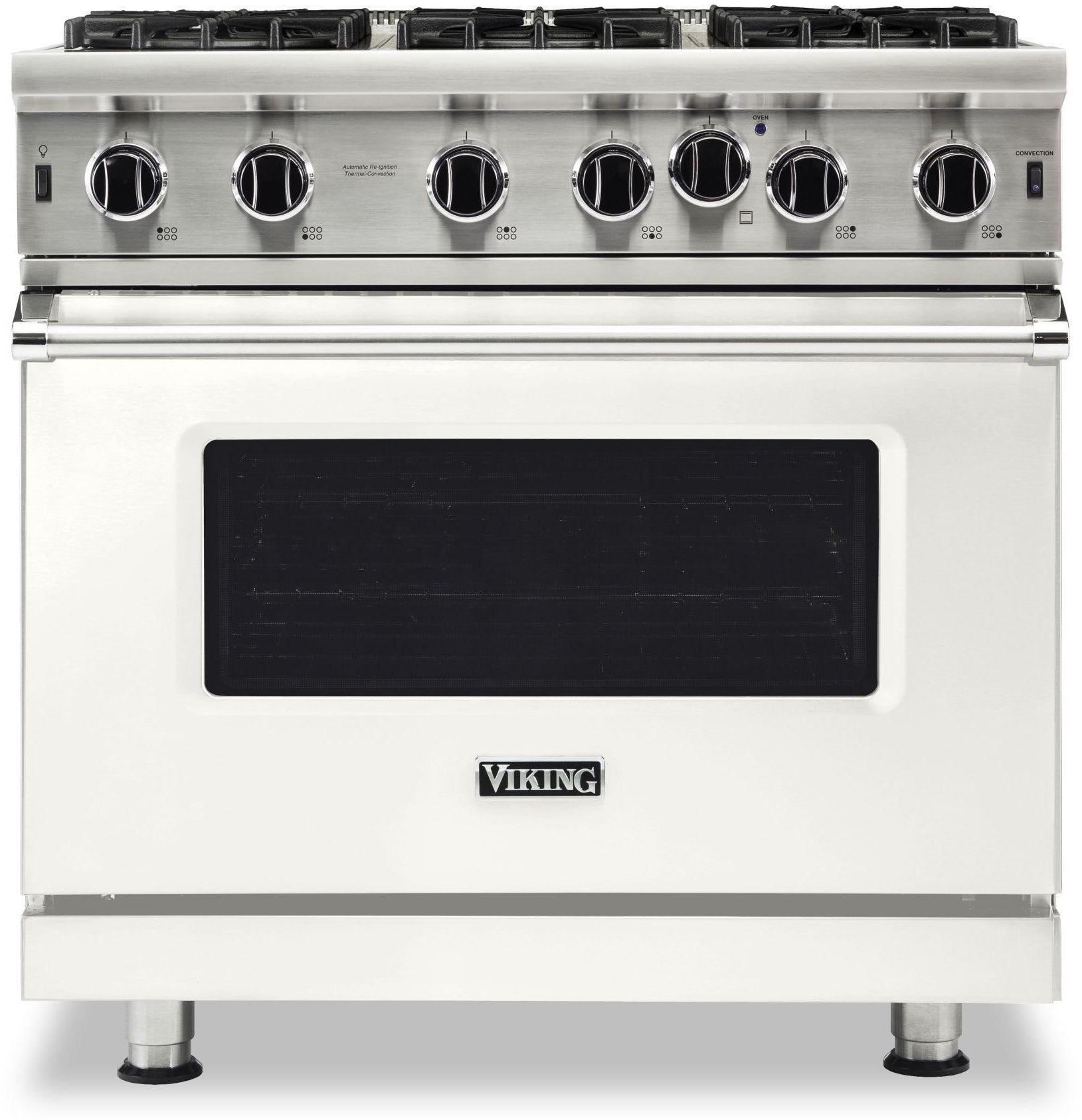 Viking VGIC53626BSS 36 Inch Freestanding Professional Gas Range
