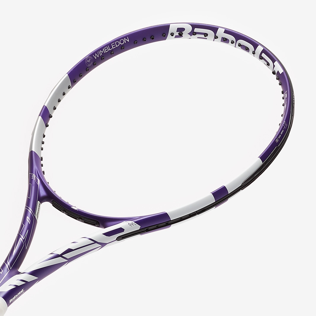 Babolat Pure Drive Lite Wimbledon - White/Purple - Mens Rackets