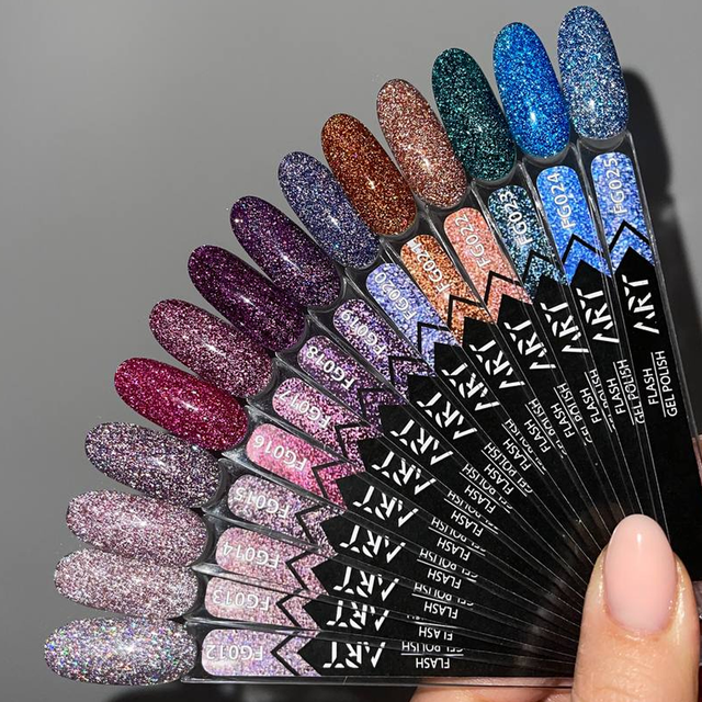 Купить Светоотражающий гель-лак ART IN DETAIL Flash Gel Polish