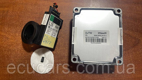 DJTW 09364499 Блок управления двигателем Opel Astra G Zafira A (1