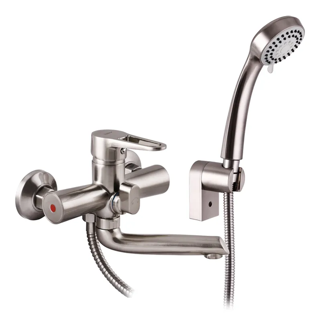 Змішувач для ванни Zerix PUD3 045 нержавійка (ZX2920) за [Ціна