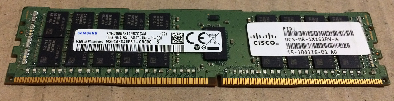 16GB DDR4 2400T Samsung 2Rx4 RAM PC4-19200R Серверна оперативна