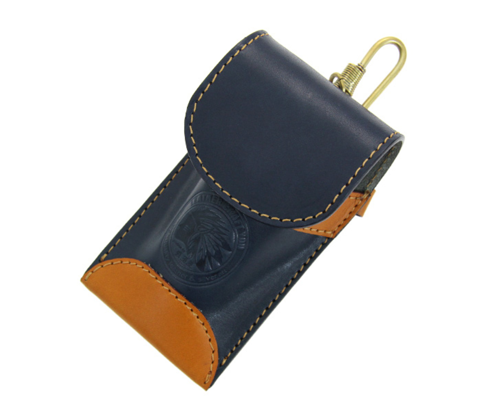 ダーツケース【アイル】ドロップインタイプ ネイビー×イエロー｜ダーツ