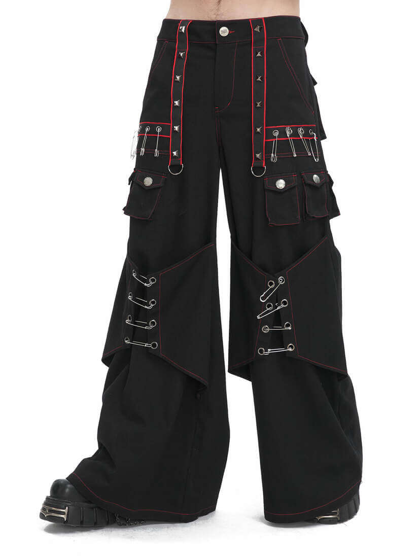 Darkflame Trousers: Rivithead's Gothic Pants for Men