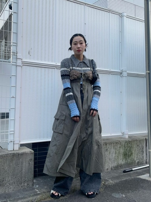 Sheer Work Camisole One-piece Dress/シアーワークキャミワンピース