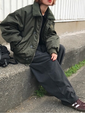 MA-1を使った「PRADA」の人気ファッションコーディネート - WEAR