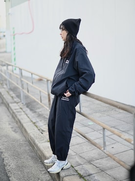 MARIKO｜ENNOYのナイロンジャケットを使ったコーディネート - WEAR