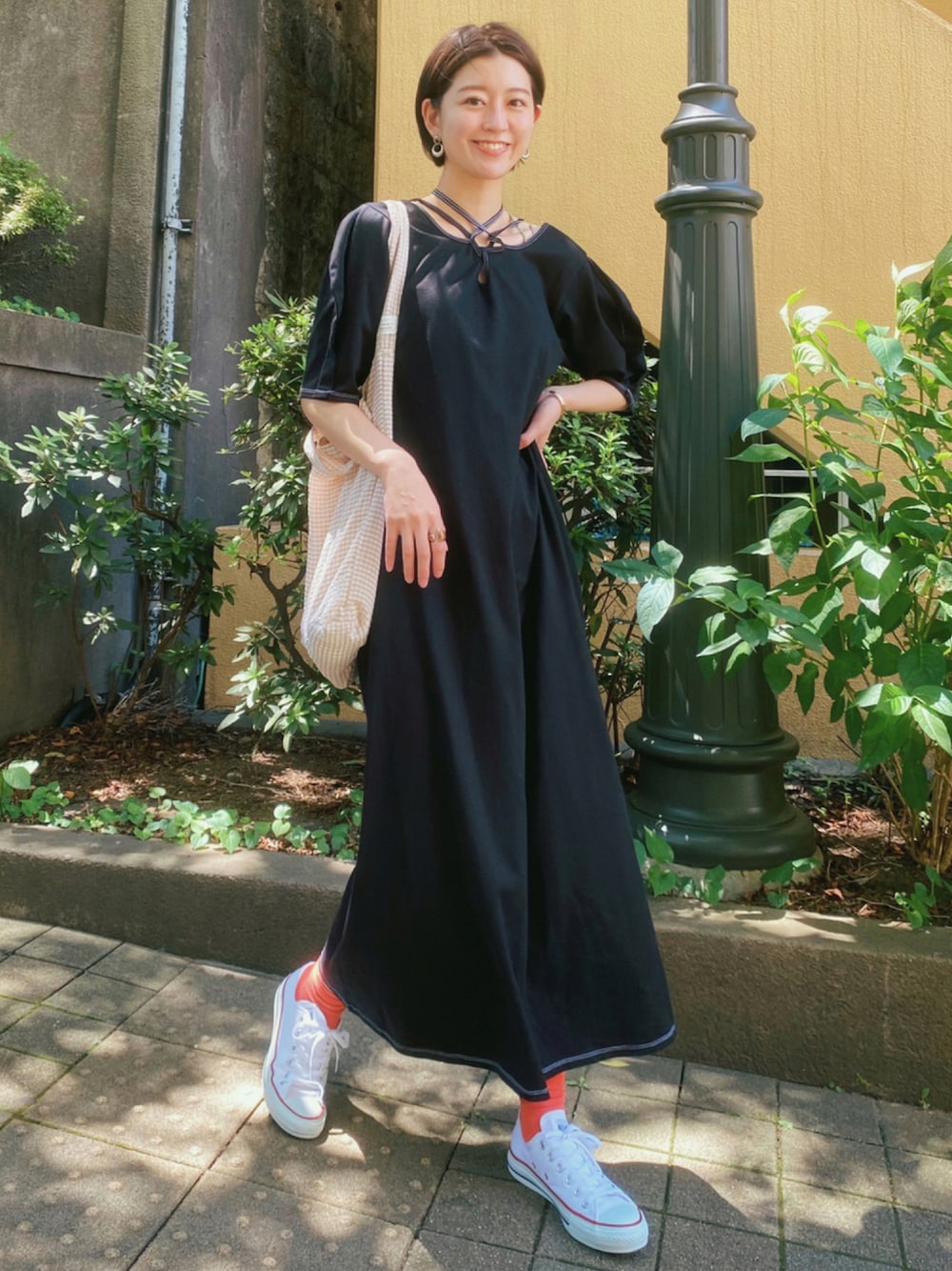 MURRAL（ミューラル）の「MURRAL/mu21ss-0906 ivy halfsleeve dress