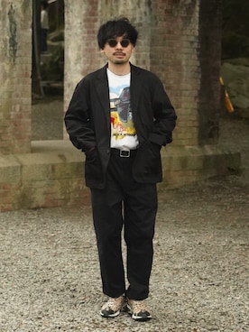 ビームスの百名品】2プリーツ チノ パンツを使った人気ファッション