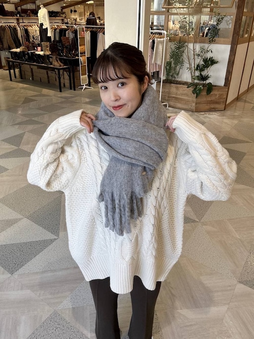 セール】モヘアコンフリンジストール（ストール/ショール）｜A part by