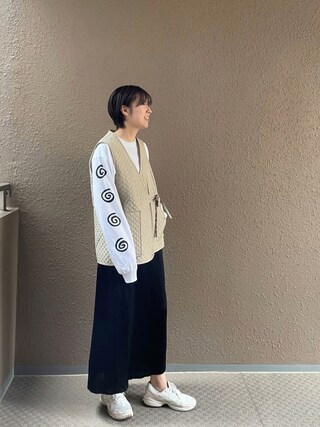 6（ロク）の「＜6(ROKU)＞QUILTED VEST/ベスト（ベスト）」 - WEAR