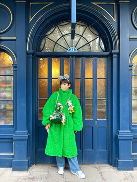 ビッグカラーロングボアブルゾン【MAISON SPECIAL/メゾンスペシャル