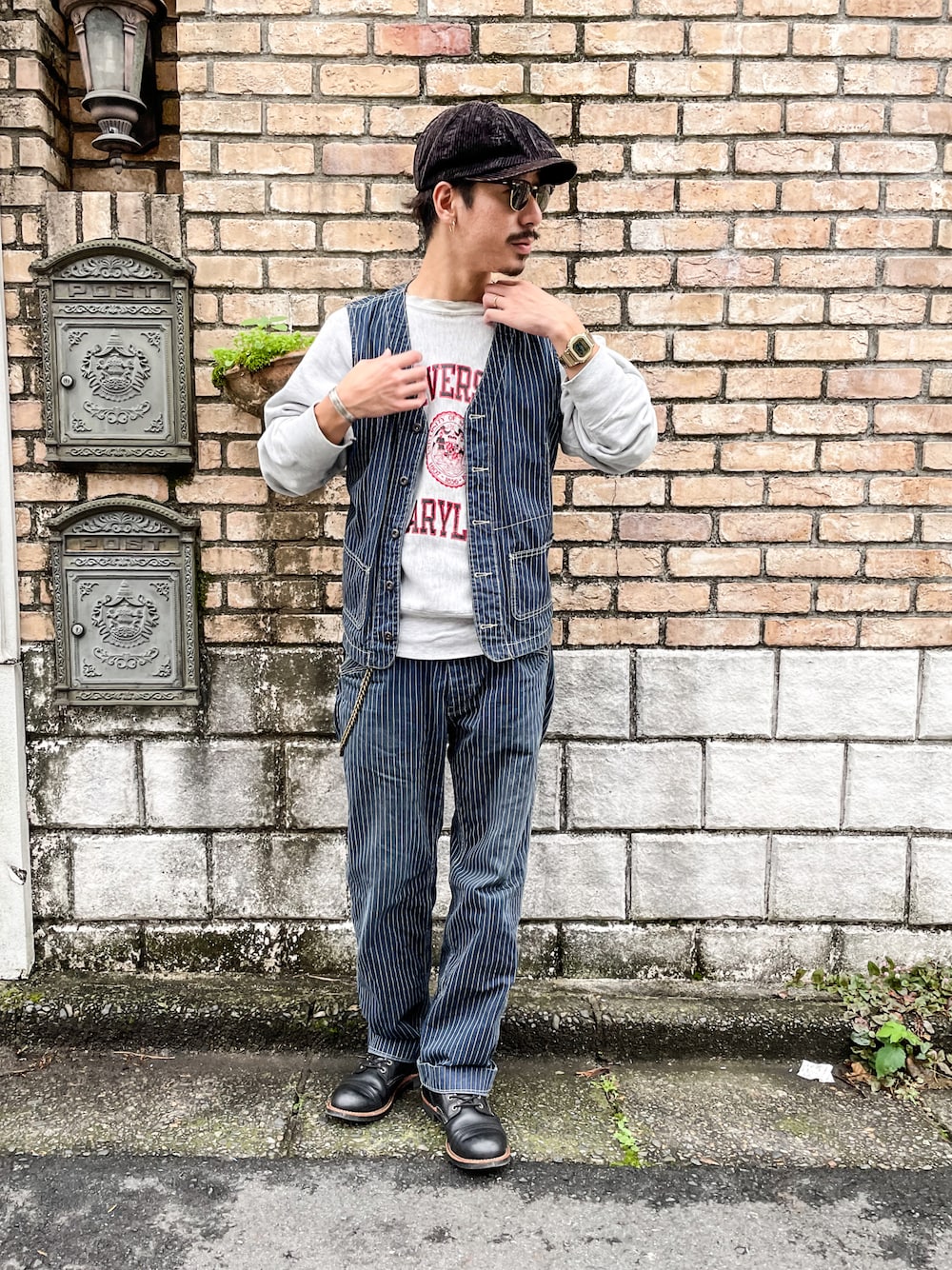 schott（ショット）の「Schott/ショット/OLD HICKORY VEST/オールド