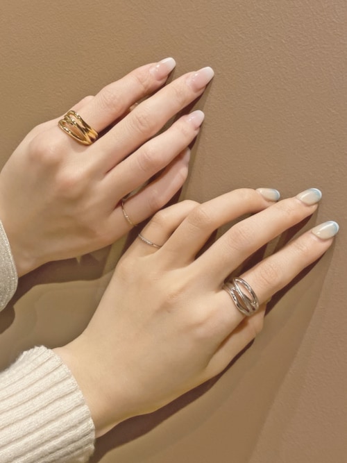 ete bijoux（エテ ビジュー） 指輪 リング K18YG スキニー