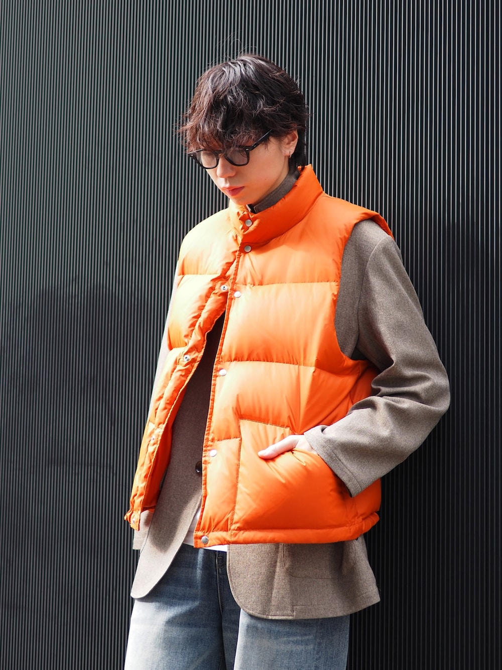 SUDO(BEAMS MEN)｜B:MING by BEAMSのダウンベストを使った