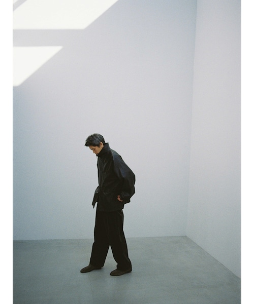 LIDNM（リドム）の「GOAT LEATHER TECH BLOUSON（ブルゾン）」 - WEAR