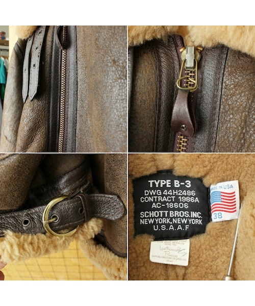 schott（ショット）の「USA製 Schott ショット B-3フライトジャケット