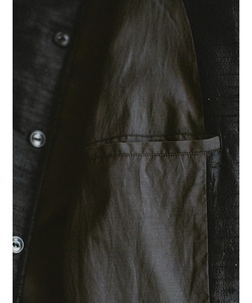 LIDNM（リドム）の「WILD SILK PADDED BLOUSON（ブルゾン）」 - WEAR