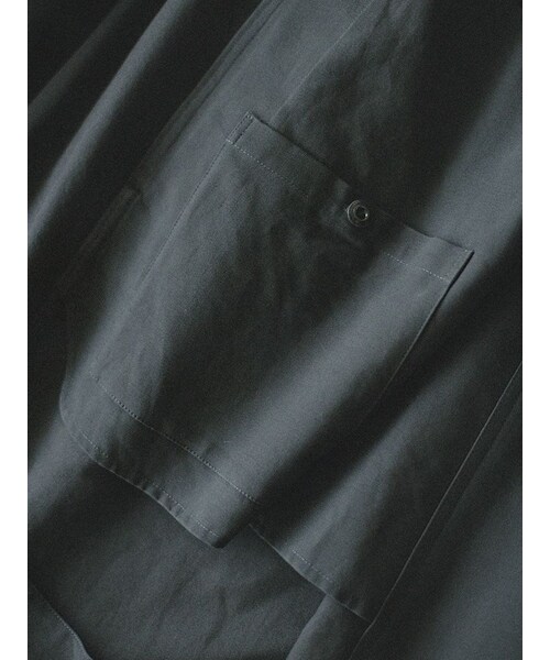 LIDNM（リドム）の「DOUBLE CLOTH MORTORCYCLE（ステンカラーコート