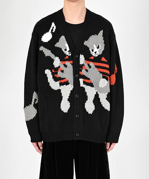 LAD MUSICIAN（ラッドミュージシャン）の「ACRYLIC/WOOL INTARSIA KNIT
