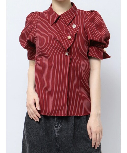 dazzlin（ダズリン）の「マルチボタンデザインブラウス（シャツ