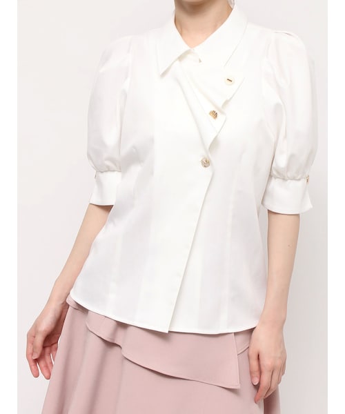 dazzlin（ダズリン）の「マルチボタンデザインブラウス（シャツ