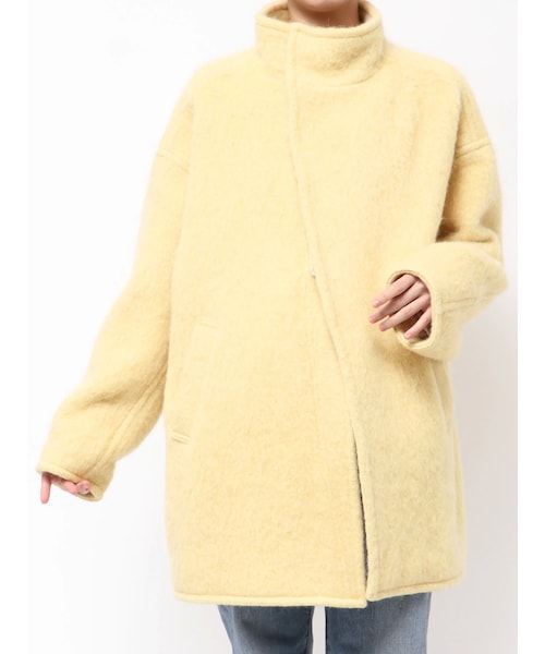 Ungrid（アングリッド）の「アルパカ混ミドル丈スタンドカラーコート