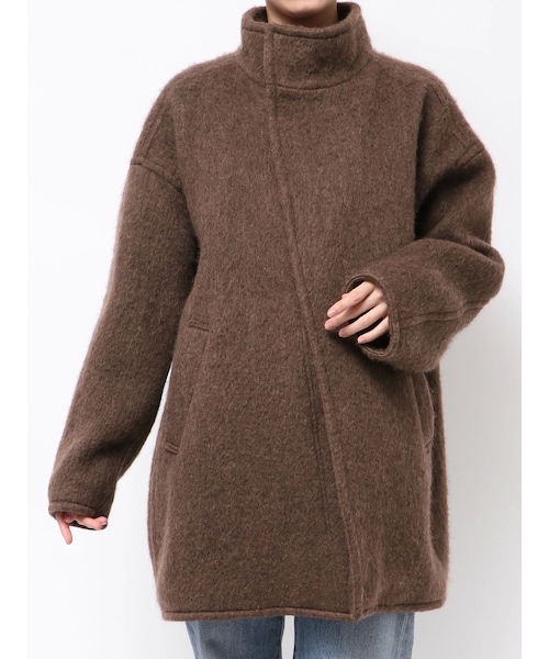 Ungrid（アングリッド）の「アルパカ混ミドル丈スタンドカラーコート
