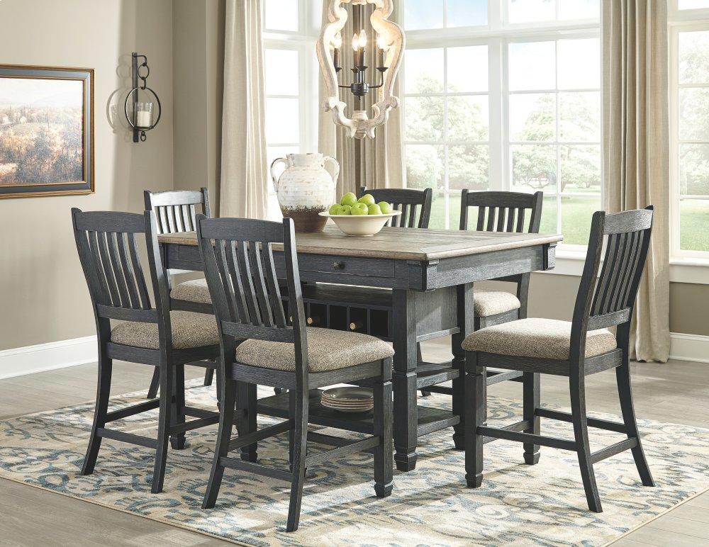 ASHLEY FURNITURE Tyler Creek Counter Height Dining Table and 6