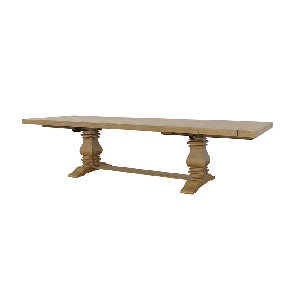 COASTER Florence 126-inch Extension Dining Table Rustic Honey