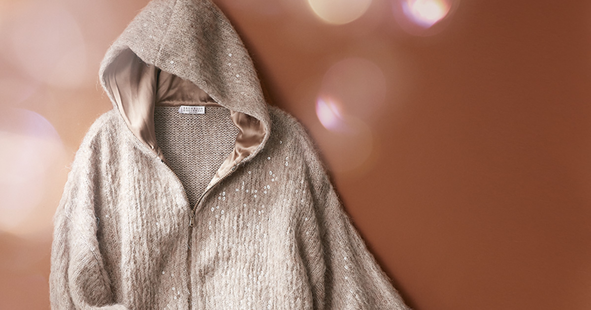 冬の装いにリラックスムードを添える「ブルネロ クチネリ」のカーディガン