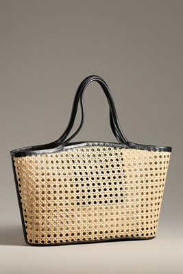 Bembien Odette Rattan Tote | Anthropologie