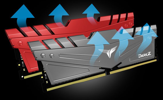 DARK Z DDR4 DESKTOP MEMORY RED 8GB(1x8GB) 3000MHz CL16 | TEAMGROUP