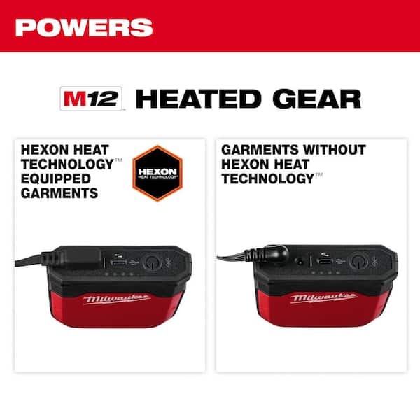 Milwaukee M12 Heated Gear Power Source with App Control 48-11-2330