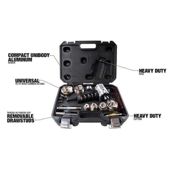 Southwire Max Punch XD Knockout 1/2 in. -2 in. Stainless Steel