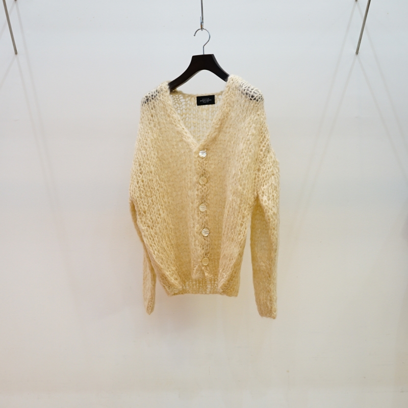UNUSED (アンユーズド) 24AW Collection の新作、Mohair Knit Cardigan