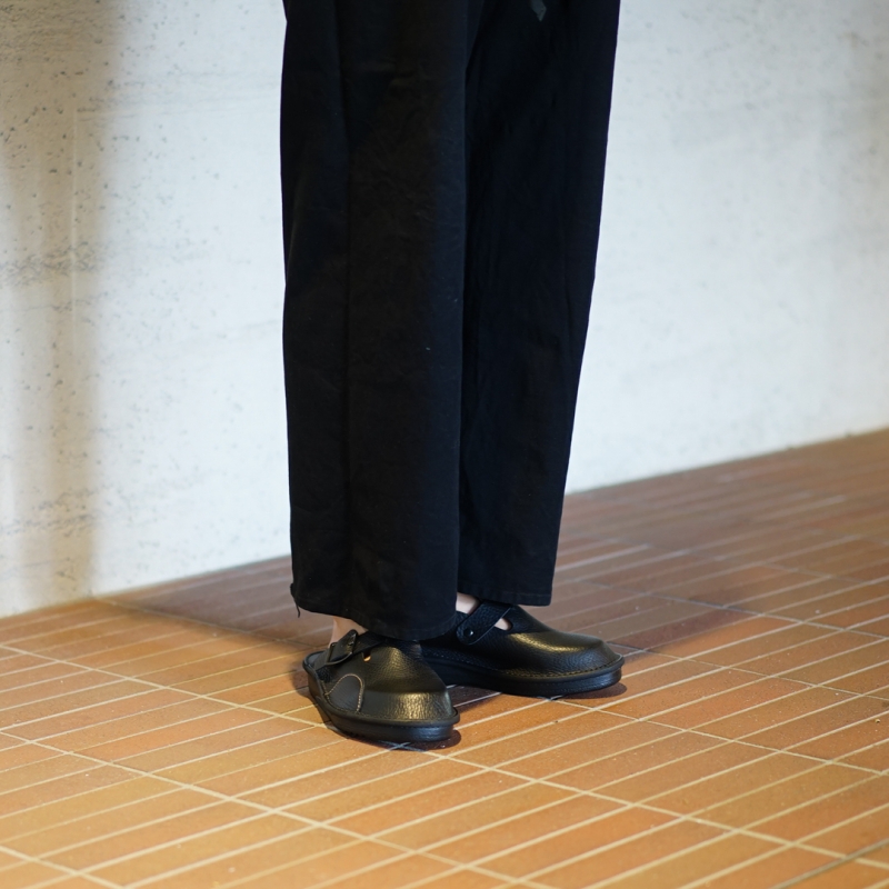 SUNSEA(サンシー) 31th Collectionの新作、Campagne Sandals/BKのご