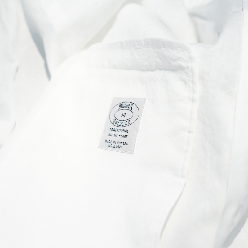 SUNSEA (サンシー) 30th Collectionの新作、Shrinkage Cotton Shirt
