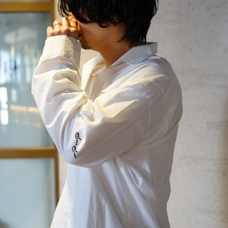 SUNSEA (サンシー) 30th Collectionの新作、Shrinkage Cotton Shirt
