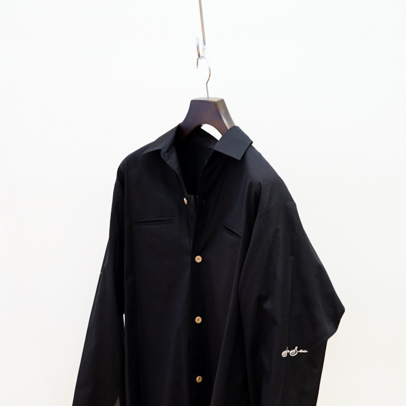 SUNSEA (サンシー) 30th Collectionの新作、Shrinkage Cotton Shirt