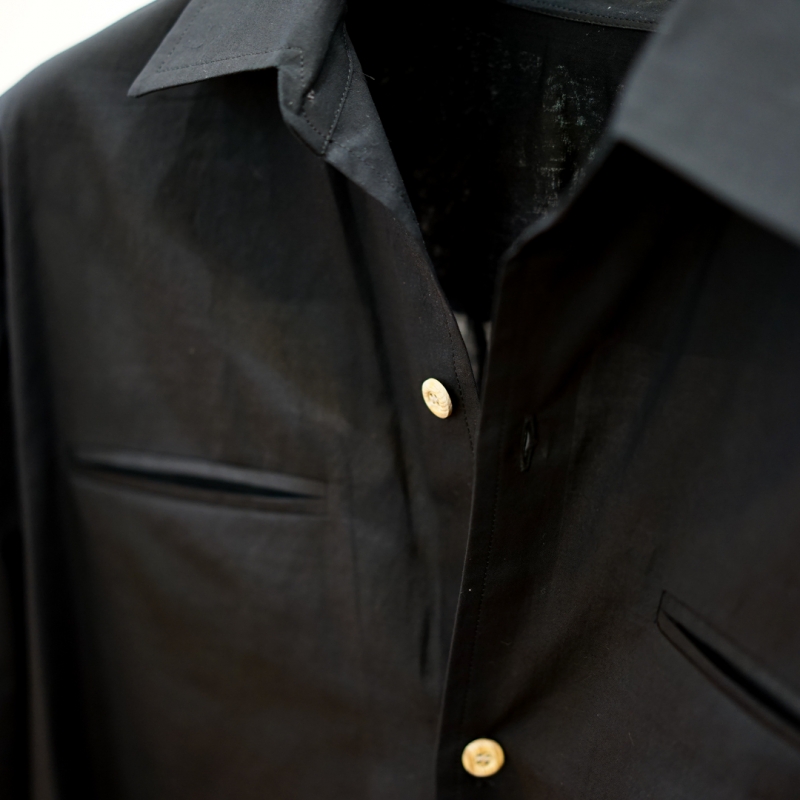 SUNSEA (サンシー) 30th Collectionの新作、Shrinkage Cotton Shirt